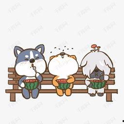 狗子吃瓜素材视频